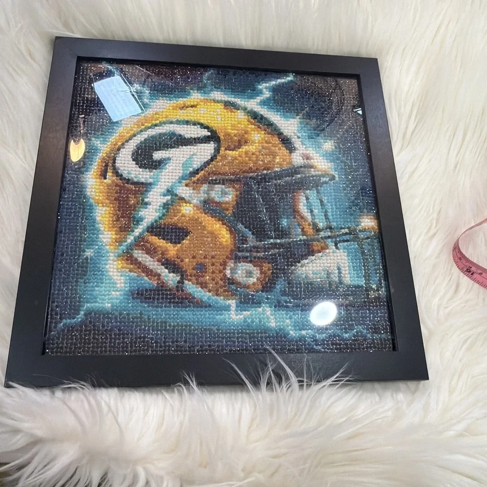 Green‎ Bay Packers Diamond Painting 3D Painting Framed Complete Football